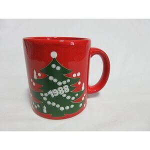 Vintage 1988, Waechtersbach West Germany, Christmas Coffee Mug